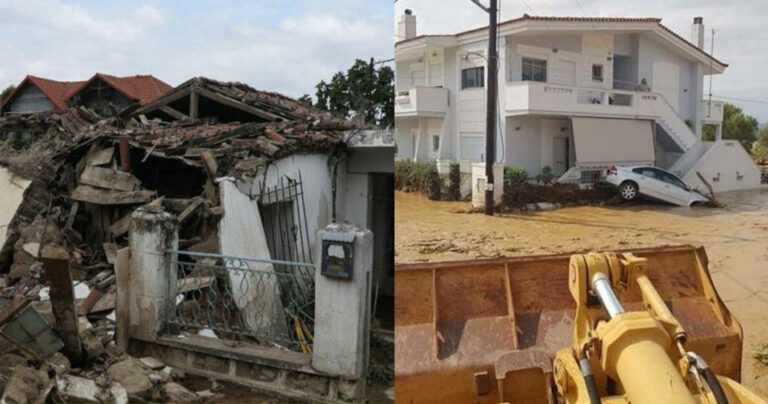 Εύβοια: Πέντε νεκροί, δύο αγνοούμενοι και 2.500 κατεστραμμένα σπίτια
