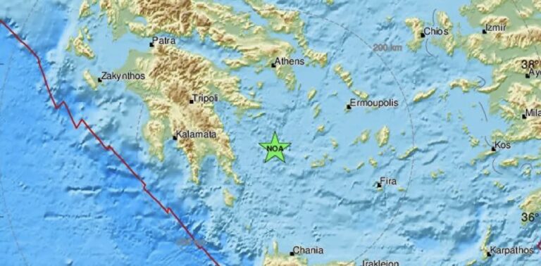 Σεισμός ΤΩΡΑ 5,1 Ρίχτερ στην Ύδρα – Ταρακουνήθηκε και η Αθήνα