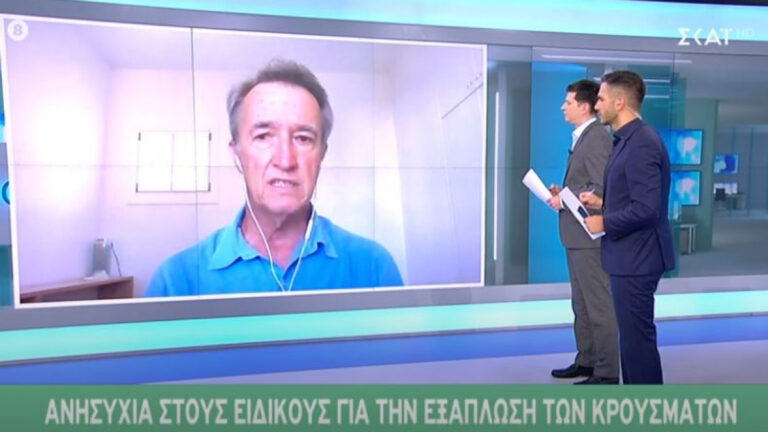 Καθηγητής Τούντας: «Εχουν μολυνθεί τουλάχιστον 60.000 Έλληνες με κορονοϊό»