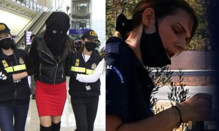 Το μοντέλο με τις κοκαίνες έγινε φρουρός στην Μόρια