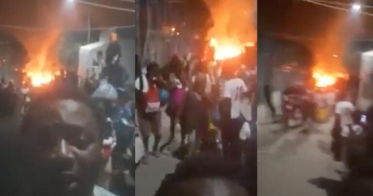 Μόρια: Μετανάστες τραγουδούν «bye bye Μόρια» την ώρα της φωτιάς