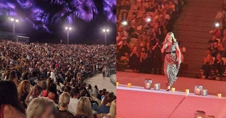 Νατάσα Θεοδωρίδου: Σάλος από τις εικόνες συνωστισμού στην συναυλία της στο Κατράκειο