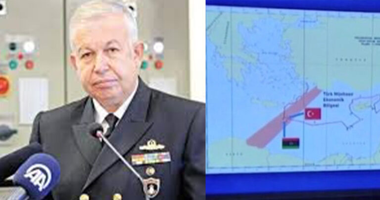 Τούρκος αντιναύαρχος: «Τα κοιτάσματα νότια της Κρήτης καλύπτουν τις ανάγκες μας για 572 χρόνια»