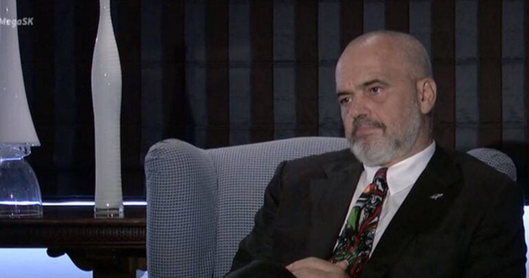 Εντι Ράμα στο MEGA: «Είμαι περήφανος που είμαι φίλος του Ερντογάν»