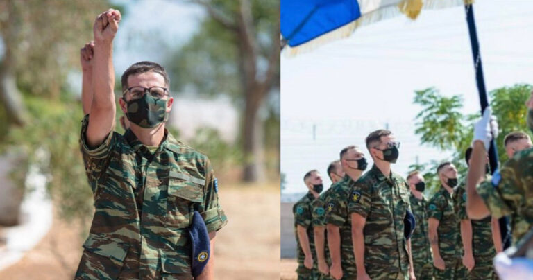 Ορκίστηκε στρατιώτης ο γιος του Κυριάκου Μητσοτάκη