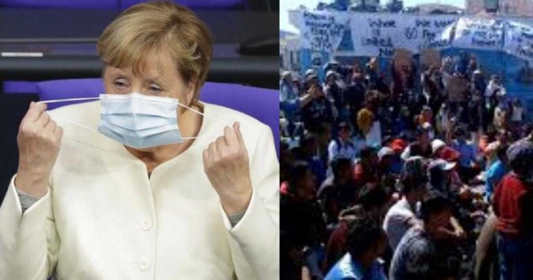 Μόνιμο καταυλισμό υπό την Ε.Ε. στη Λέσβο προανήγγειλε η Μέρκελ
