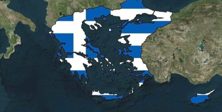 Βελόπουλος: Δημοσίευσε χάρτη της Ελλάδας με την Κωνσταντινούπολη και την Μικρά Ασία