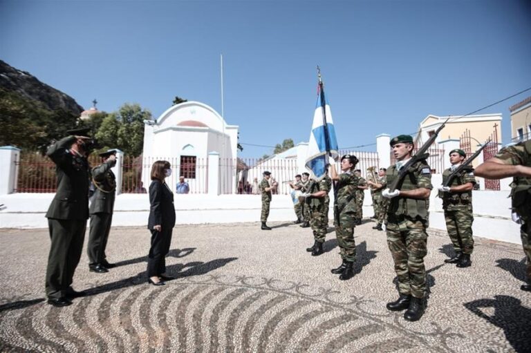 Στο Καστελόριζο η Πρόεδρος της Δημοκρατίας