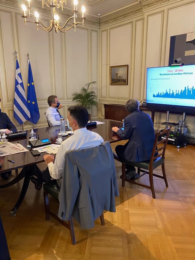 Κορονοϊός - Συναγερμός: Ένα βήμα πριν το lockdown η Θεσσαλονίκη 1 Κορονοϊός - Συναγερμός: Ένα βήμα πριν το lockdown η Θεσσαλονίκη - Έκτακτη τηλεδιάσκεψη Μητσοτάκη - Τζιτζικώστα
