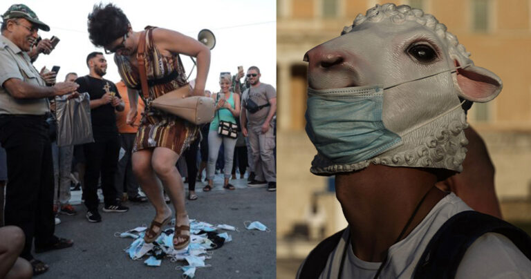 Οι Έλληνες στη δεύτερη θέση των αρνητών και συνωμοσιολόγων του κορωνοϊού