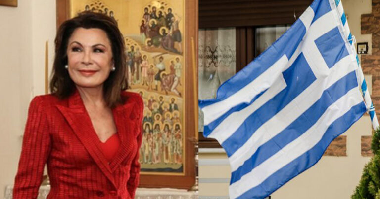 Γιάννα Αγγελοπούλου: «Θέλουμε την ελληνική σημαία στα μπαλκόνια- Ο πατριωτισμός δεν είναι προνόμιο των λίγων»