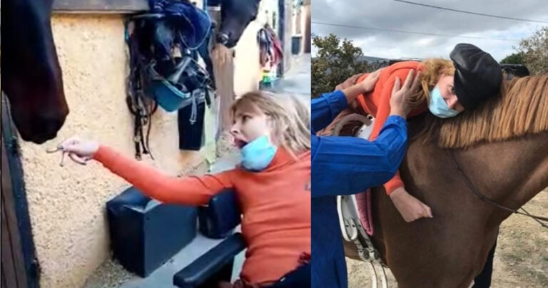 Η Μυρτώ της Πάρου επιχειρεί να κάνει ιππασία για πρώτη φορά 8 χρόνια μετά  τον ξυλοδαρμό της
