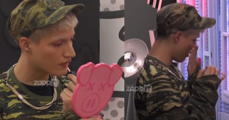 Big Brother: O Θέμης έβαλε τα κλάματα γιατί τον έντυσαν φαντάρο