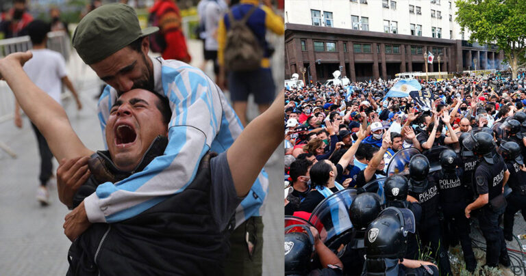 Αργεντινή: Συγκλονιστικές εικόνες από το τελευταίο «αντίο» στον Ντιέγκο Μαραντόνα