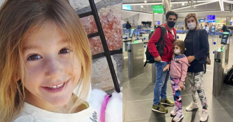 Μικρή Αναστασία: Ξεκίνησε το ταξίδι ελπίδας της 7χρονης με καρκίνο εγκέφαλου για την Αμερική