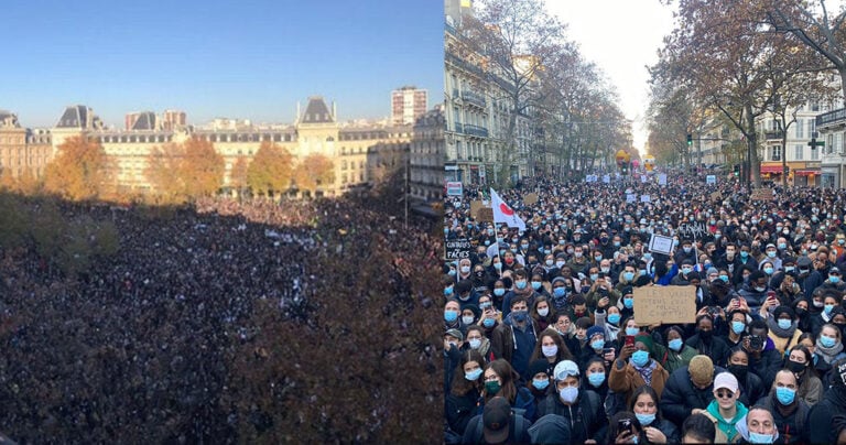 Γαλλία: 200.000 διαδηλωτές στους δρόμους κατά της αστυνομικής βίας