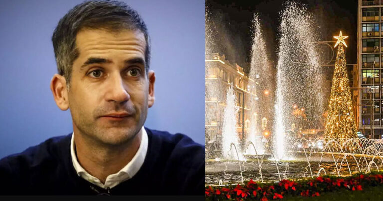 Μπακογιάννης: «Έχουμε ξανά την πλατεία Ομονοίας με τον στολισμό που της πρέπει»