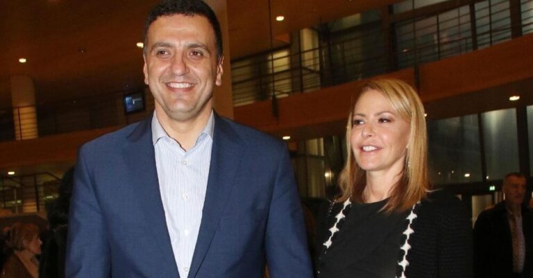 Βασίλης Κικίλιας: Το συγκινητικό μήνυμα και η φωτο με τη Τζένη Μπαλατσινού για τη γέννηση του γιου του