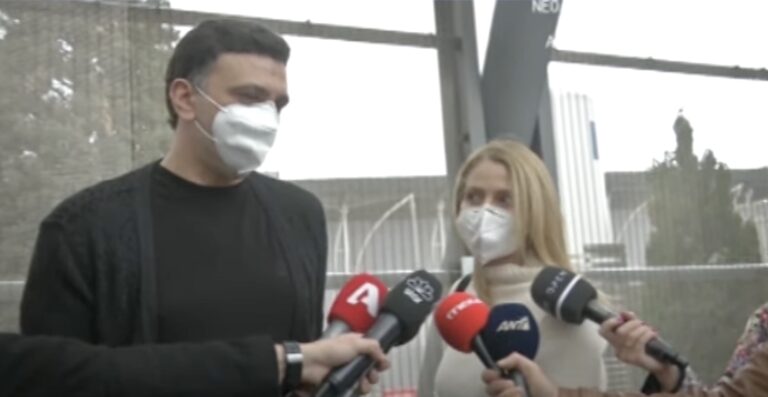 Μπαλατσινού – Κικίλιας: Οι δηλώσεις έξω από το μαιευτήριο με τρεμάμενη φωνή και το τάμα