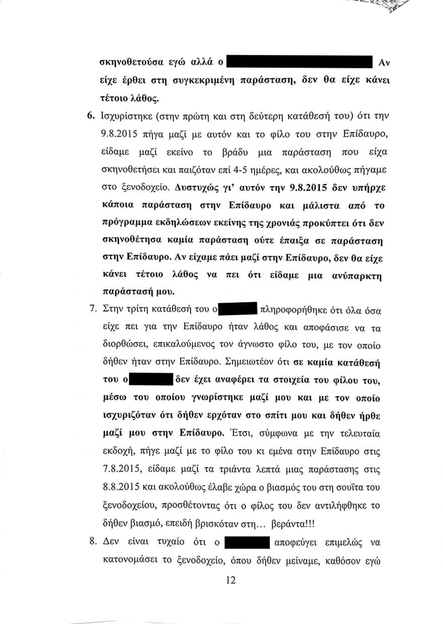 «Αθώος» δηλώνει ο Λιγνάδης - Κάνει λόγο για «κατασκευασμένες» μηνύσεις 12 LIGNADIS-12
