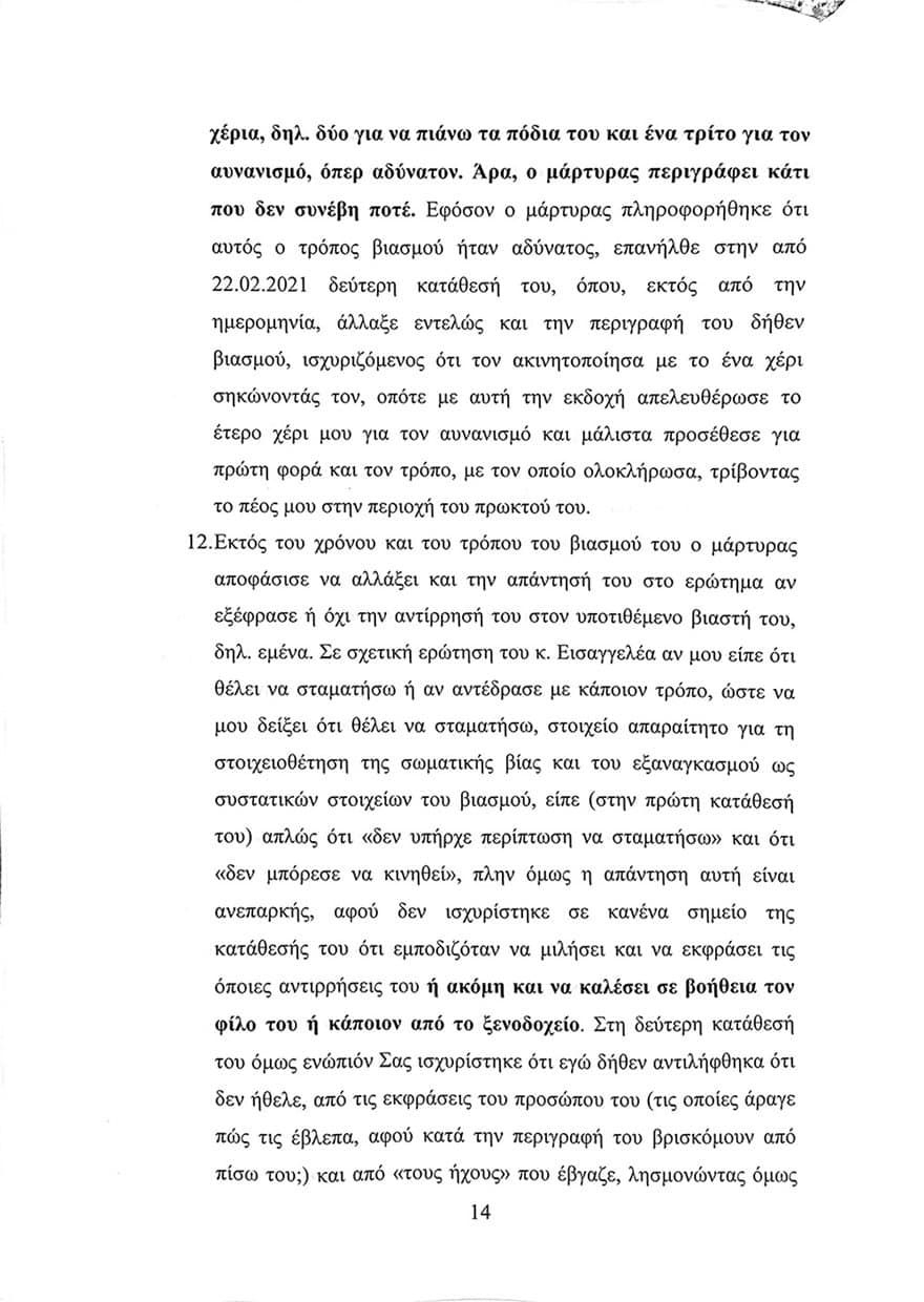 «Αθώος» δηλώνει ο Λιγνάδης - Κάνει λόγο για «κατασκευασμένες» μηνύσεις 14 LIGNADIS-14