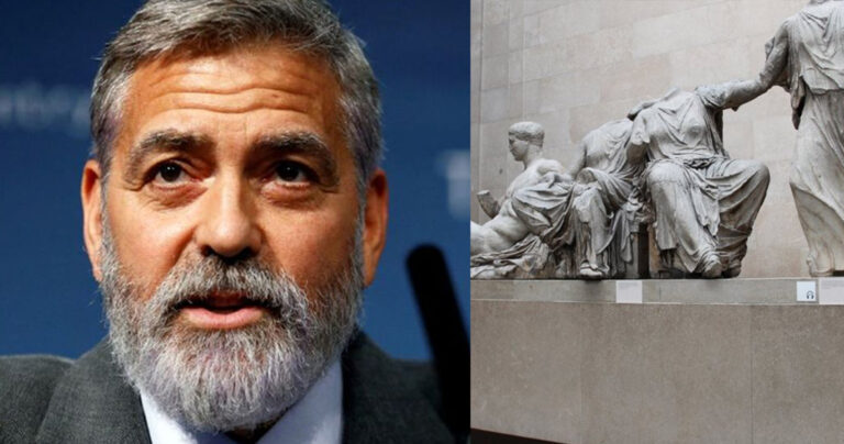 Τζορτζ Κλούνεϊ: «Τα Γλυπτά του Παρθενώνα πρέπει να επιστραφούν στην Ελλάδα – Ανήκουν εκεί»