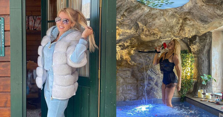 Σπυροπούλου: Αντιδράσεις στα social από φωτογραφίες σε σαλέ του Παρνασσού