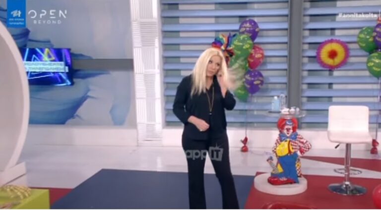 Αννίτα Πάνια: Κόπηκε στον αέρα η εκπομπή λόγω κρουσμάτων κορονοϊού