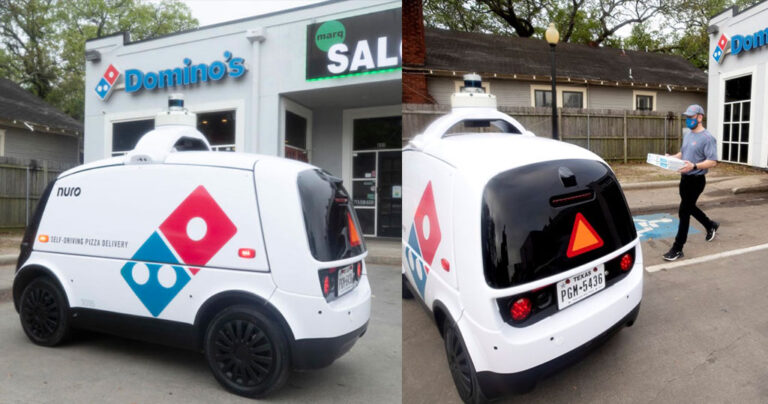 Έρχεται το τέλος των οδηγών ντελίβερι; Η Domino’s αρχίζει τις διανομές πίτσας με ρομπότ