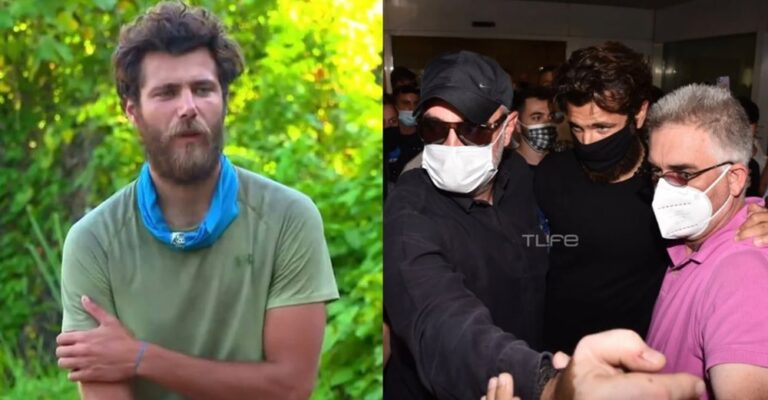 Επέστρεψε στην Ελλάδα ο Νίκος Μπάρτζης – Πανζουρλισμός στο αεροδρόμιο με πανό και συνθήματα