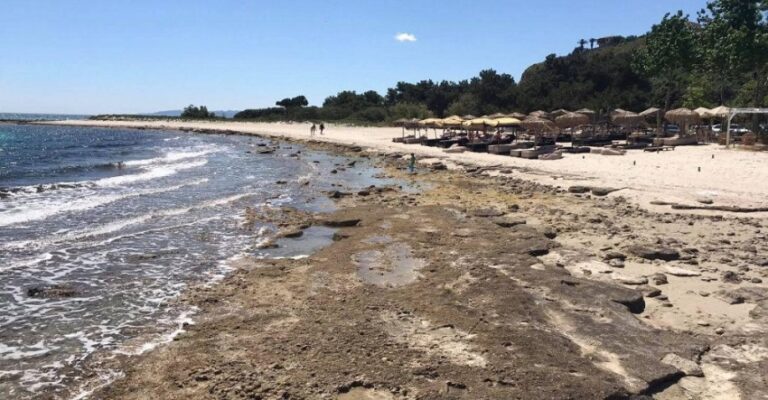 Χαλκιδική: Πήγαν για μπάνιο αλλά η θάλασσα έλειπε
