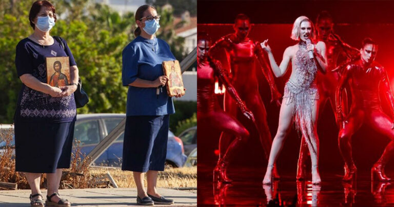 Kύπρος: Βγήκαν στους δρόμους κατά του «σατανικού» τραγουδιού της Eurivision