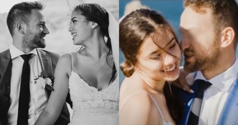 Γλυκά Νερά: Για πρώτη φορά φωτογραφίες από τον ονειρικό γάμο της Καρολάιν και του πιλότου στην Πορτογαλία