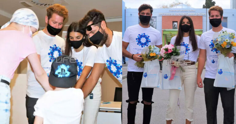 Τζέιμς Καφετζής, Άννα Μαρία Βέλλη και Νίκος Μπάρτζης μοίρασαν χαμόγελα στην Ογκολογική Μονάδα Παίδων