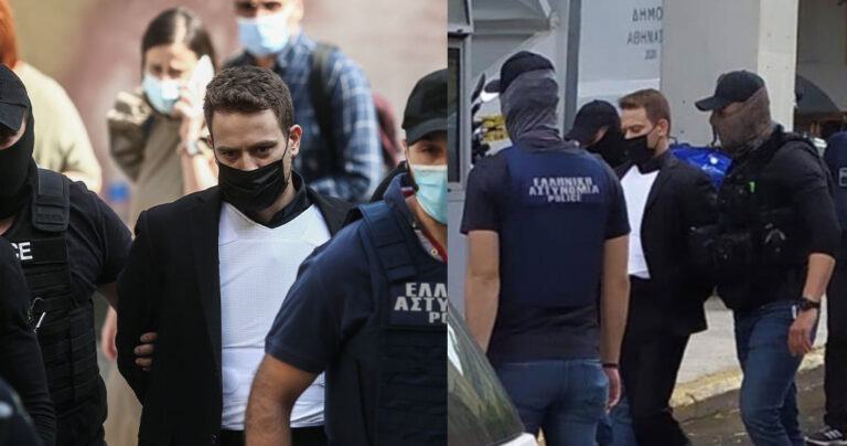 Γλυκά Νερά: Στον εισαγγελέα με αλεξίσφαιρο ο Μπάμπης Αναγνωστόπουλος  και συνοδεία πάνοπλων αστυνομικών