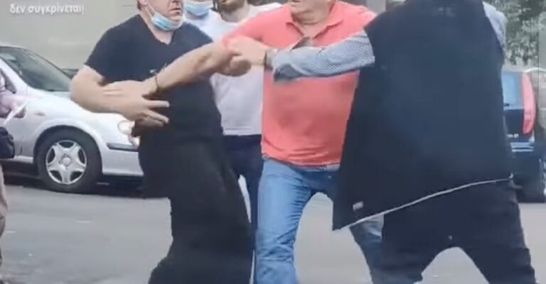 Πρίν απο λίγο στο κέντρο της Αθήνας – Το αριστερό μπουνίδι του Παππού ζάλισε τον «μάγκα»