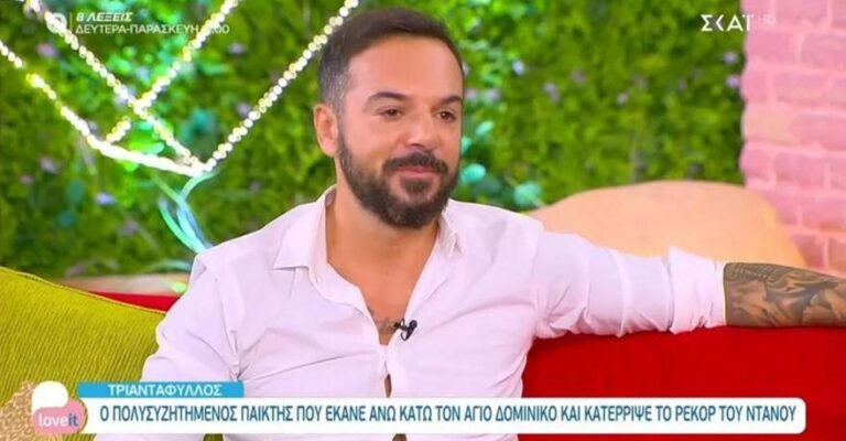 Τριαντάφυλλος: «Ο γιατρός είχε πει να μην μπω στο Survivor για να μη χαλάσει η μεταμόσχευση μαλλιών»