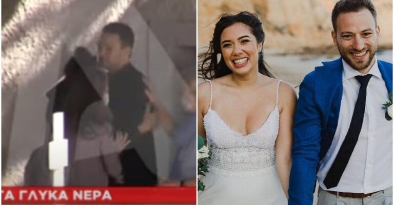 Οι αγκαλιές και τα κλάματα του πιλότου στο μνημόσυνο της Καρολάιν, λίγο πριν μεταφερθεί στη ΓΑΔΑ