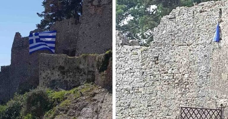 Έσκισαν την ελληνική σημαία στο Κάστρο της Πάργας – Σύλληψη μιας γυναίκας, ταυτοποιήθηκαν άλλοι 6