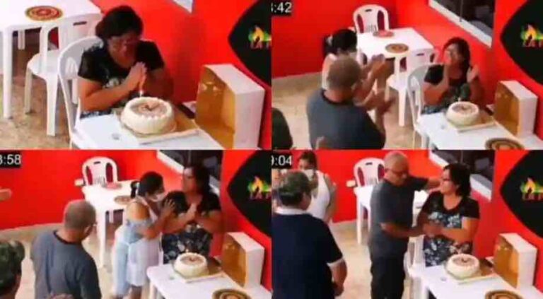 Γυναίκα γιορτάζει ολομόναχη τα γενέθλιά της σε εστιατόριο και δακρύζει από συγκίνηση