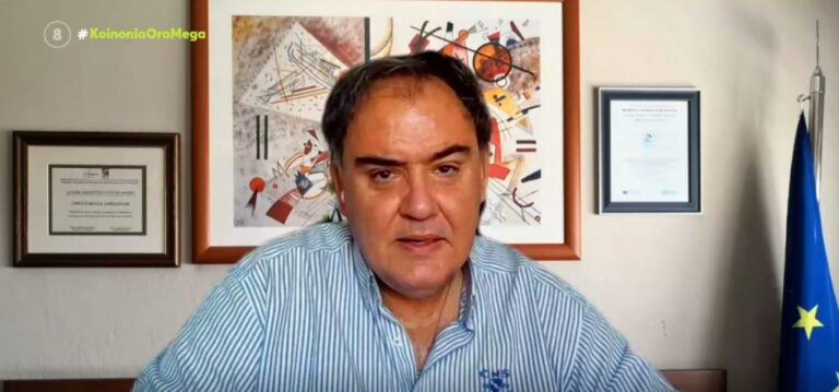 Σαρηγιάννης: «Ασταμάτητο το τέταρτο κύμα – Θα έχουμε 7.000 κρούσματα τον Δεκαπενταύγουστο»