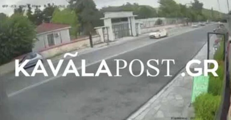 Καβάλα: Βίντεο – ντοκουμέντο από τη στιγμή του τροχαίου δυστυχήματος με τους τρεις νεκρούς