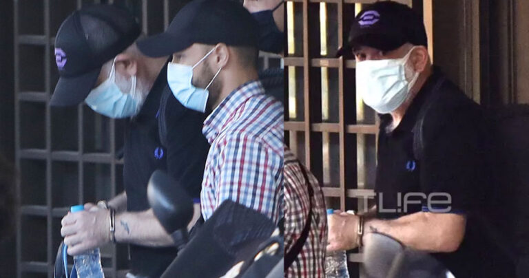 Πέτρος Φιλιππίδης: Με χειροπέδες μεταφέρεται στις φυλακές Τριπόλεως