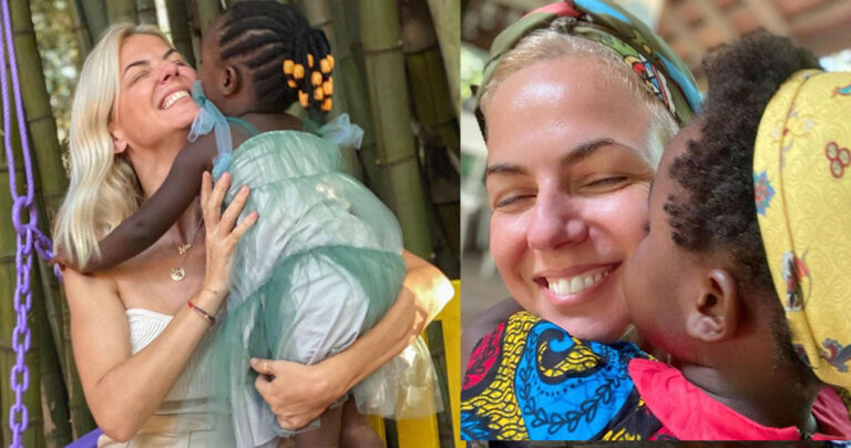 Η Χριστινά Κοντοβά με το κοριτσάκι που της έχει «κλέψει» την καρδιά: «Προσπαθούμε να χορτάσουμε αγκαλιές…»