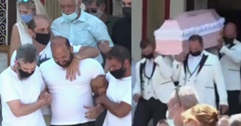 Τραγωδία στη Νίκαια: Σε κλίμα βαθιάς οδύνης το τελευταίο «αντίο» στην 7χρονη Παναγιώτα