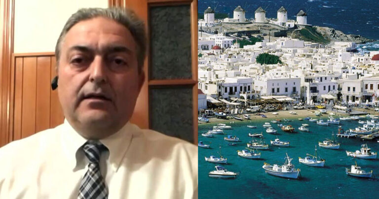 Βασιλακόπουλος: «Στη Μύκονο δεν τηρούνται τα μέτρα – Πολλοί οι ανεμβολίαστοι εργαζόμενοι»