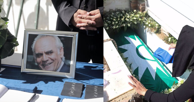 Κηδεία Άκη Τσοχατζόπουλου: Τον έθαψαν με τη σημαία του ΠΑΣΟΚ