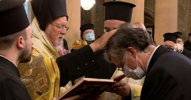 Σωτήρης Τσιόδρας: Χειροθετήθηκε Άρχων Οφφικιάλιος από τον Οικουμενικό Πατριάρχη Βαρθολομαίο