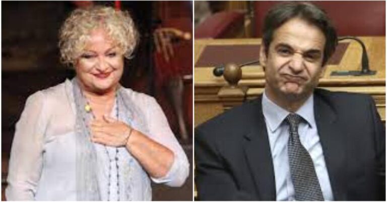 Τάνια Τσανακλίδου: «Στο τιμόνι της χώρας βρίσκεται ένας μεγαλομανής ηλί8ιος»