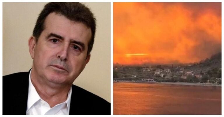 Χρυσοχοΐδης για φωτιές: «Ήμουν με τη μάνικα στο χέρι»